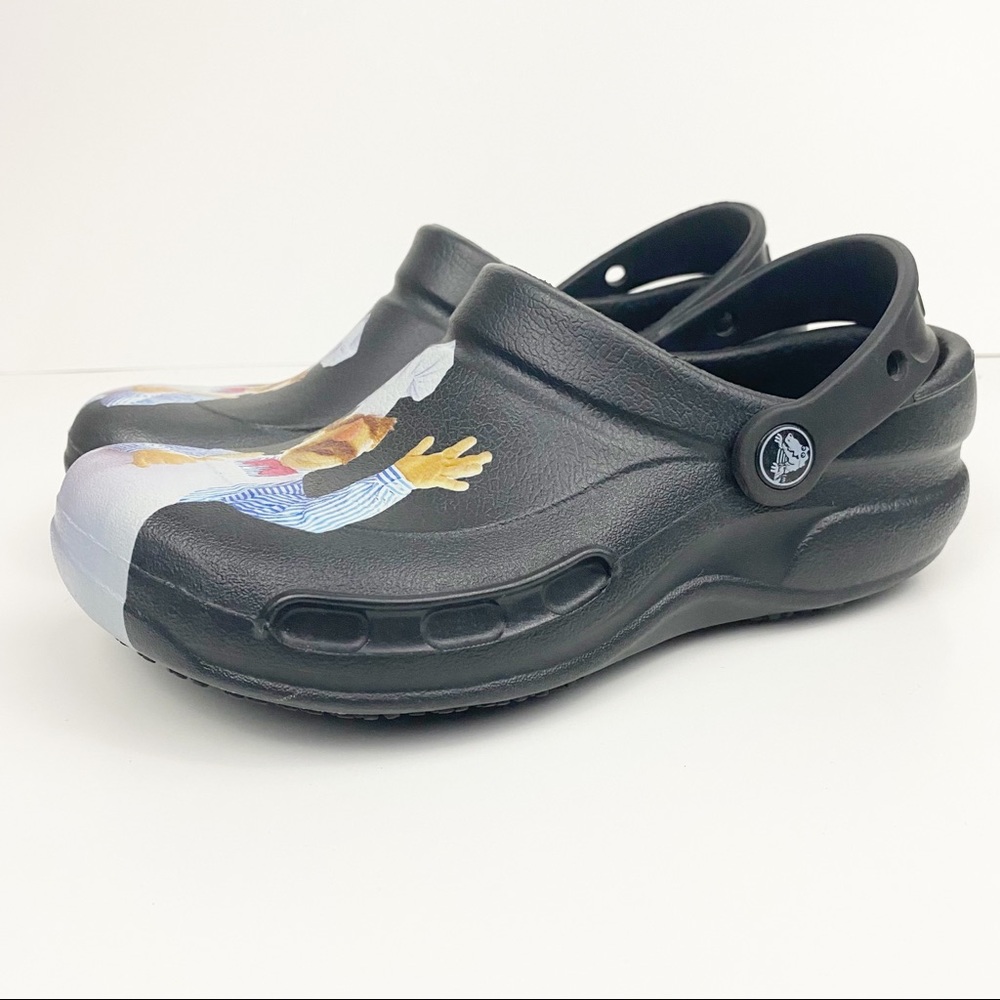 Muppets Swedish Chef Black Crocs Size 5 - Picture 3 of 4